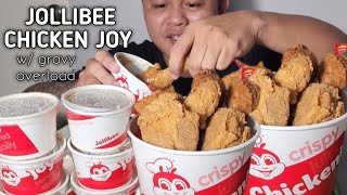 JOLLIBEE CHICKEN JOY  MUKBANG PHILIPPINES  TOL BULOY MUKBANG [upl. by Asilem]