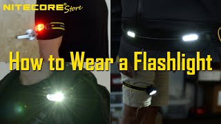 Nitecore Stores 5 Ways to Wear a Flashlight mostly headlamps [upl. by Cariotta]