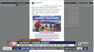 Safekey hiring event Saturday [upl. by Arries]