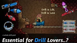 If you use Drills in Terraria ─ These packs infuse powerup for your power tools [upl. by Matrona]