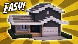 Minecraft How To Build A Suburban House Tutorial 2 [upl. by Chaim]