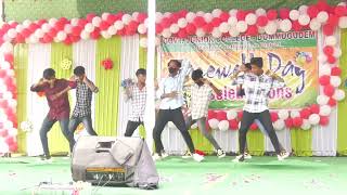 BOYS DANCE PERFORMANCEdance for Telugu Mix From Govt Jr college Dhummgudem [upl. by Neelloj]