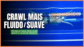 ✅ APRENDA COMO NADAR MAIS FLUIDO  NADO CRAWL MAIS FÁCIL [upl. by Lerred25]