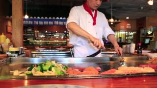 Hibachi chef live at nagoya [upl. by Nibor526]