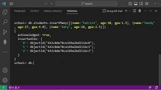 MongoDB How to insert documents [upl. by Elatsyrc]