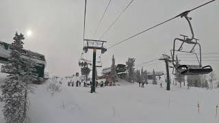 Silver Strike Express at Deer Valley 7 Jan 2024 [upl. by Ingemar]