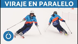 CLASE DE ESQUÍ ⛷  Viraje Elemental PARALELO [upl. by Elimaj]