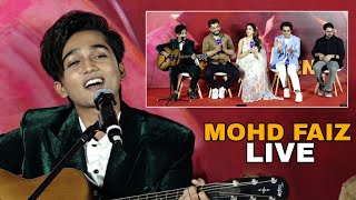 Mohammad Faiz LIVE SINGING Dekhha Tenu Pehli Bar Re At Mr And Mrs Mahi Trailer Launch [upl. by Eillah408]