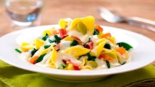 Tortellini gevuld met spinazie met Maredsous NL [upl. by Eirrac77]