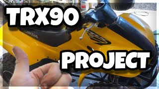 TRX90 Carb Clean and Oil Change [upl. by Trebleht]