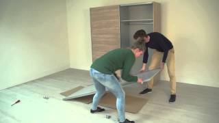 Instruction video Bergen sliding wardrobe [upl. by Eimar]