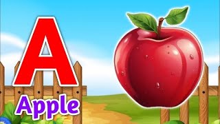 ABC Kids Learning Song A for Apple B for Ball  Kids Phonics Song  abclearningsongs [upl. by Oglesby]