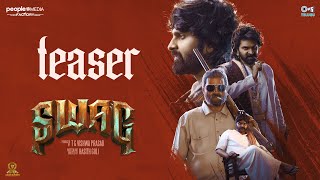 Swag🤘Official Teaser  Sree Vishnu  TG Vishwa Prasad  Hasith Goli  RituVarma  MeeraJasmine  PMF [upl. by Ardnahs]