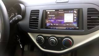 Kia Picanto 2015 instalación de radio Pioneer [upl. by Tonry267]