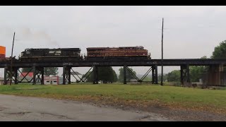 A Wild and Wonderful Day of Railfanning in Kenova West Virginia Featuring NS 8102 and 1066 [upl. by Ennobe560]