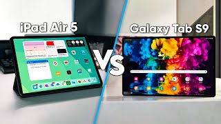 Galaxy Tab S9 vs iPad Air 5  Which Offers Better Value [upl. by Naujal]