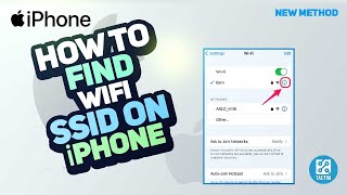 How to Find WiFi SSID on iPhone  Quick and Easy Method [upl. by Ringler]