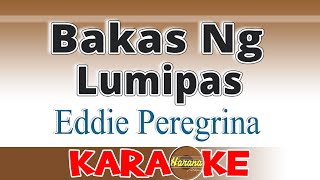 Bakas Ng Lumipas  Eddie Peregrina KARAOKE [upl. by Eal]