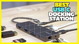 Top 5 Best USB C Docking Station for laptop On Amazon 2024 [upl. by Eslek]