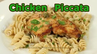 Homemade Chicken Piccata Recipe  Quick Chicken Dinner  Rockin Robin Cooks recipes [upl. by Sanborne]