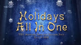 Holidays All In One  VFX Demo FAB Unreal Engine 5 [upl. by Liagaba]