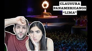 CLAUSURA PANAMERICANOS 2019 😲│Nuestra reacción a las Danzas [upl. by Dilks]