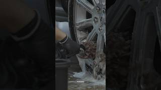 ASMR 1 Wheels 휠🧼 Range Rover L322 50 Supercharged Wheels Detailing [upl. by Nauaj605]