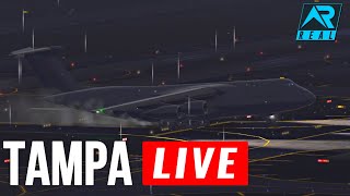 Tampa international Airport Plane Spotting Before Hurricane Milton 🎥  RFSReal flight simulator [upl. by Goulden]