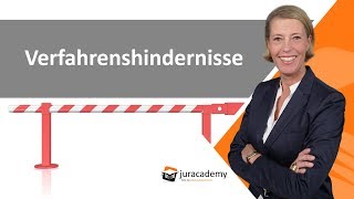 Verfahrenshindernisse ► juracademyde [upl. by Wirth935]