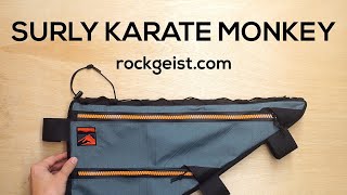 Surly Karate Monkey  Bikepacking Framebag [upl. by Giliane912]