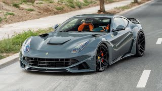 Novitec Ferrari F12 NLargo only exhaust sound V12 Heaven [upl. by Atauqal214]