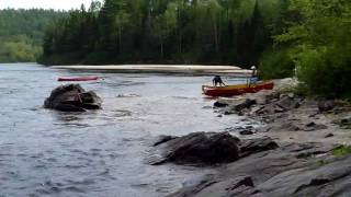 Rapide 5050 sur la Rivière Noire [upl. by Norvell182]