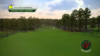 Course Flyover Augusta National Golf Clubs 15th Hole [upl. by Slaughter387]