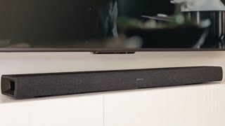 Denon DHTS217 Soundbar Launches with downfiring subwoofers amp supports Dolby Atmos [upl. by Idahs]