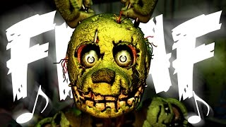 NateWantsToBattle Salvaged FNaF LYRIC VIDEO FNaF Song [upl. by Llerahc]