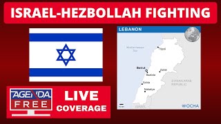 IsraelHezbollah Fighting  LIVE Breaking News Coverage Fears of War in Lebanon [upl. by Nitsej]