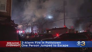 Man Credits Dog For Saving Several Lives In Pottstown Fire 1 Person Unaccounted For [upl. by Lyndsie]