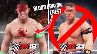 20 WWE 2K19 Features That Are Not In WWE 2K23 [upl. by Odracir979]