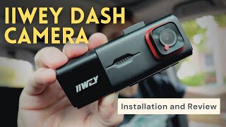 IIWEY 3 Channel Dash Camera  Unboxing Installation and Mini Review [upl. by Chaddy187]