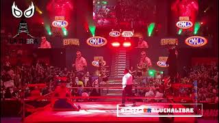 91 Aniversario CMLL Arriban al cuadrilátero Hechicero Esfinge Euforia y Valiente [upl. by Edrick915]