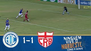 Melhores momentos  Confiança 1 x 1 CRB  Copa do Nordeste 22032018 [upl. by Dahcir]