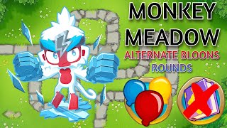 Monkey Meadow  HARD Alternate Bloons Rounds  No Monkey Knowledge  BTD6  2024 [upl. by Savannah117]