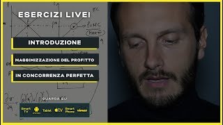 Prezzo e costo marginale massimo profitto in concorrenza perfetta  Microeconomia [upl. by Milton]