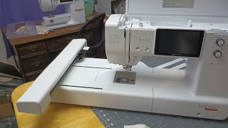 Unboxing the Bernette b70 deco Embroidery Machine [upl. by Ynnoj19]