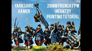 French Franco Prussian War Infantry Painting Tutorial  Yarkshire Gamer [upl. by Akeimahs804]