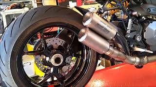 DUCATI MONSTER 1200S 2018 SC PROJECT EXHAUST [upl. by Artekal270]