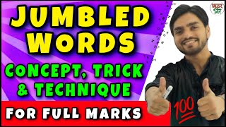 Jumble Words Tricks  Rearrangement of Sentence EnglishGrammarQuestionAnswerConcept  Class 910 [upl. by Adnauqal]