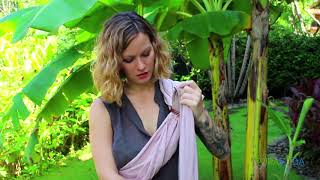 Ring Sling Tutorial How to Thread Your Sling  Nalakai Slings [upl. by Nurse471]