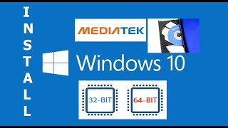 Install MTK MediaTek Drivers Windows 10 64 bit amp 32 bit [upl. by Hollington]