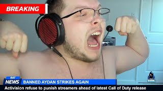 WARZONE STREAMER AYDAN AND HIS MODERATOR PERMANENTLY BANNED [upl. by Artenek]